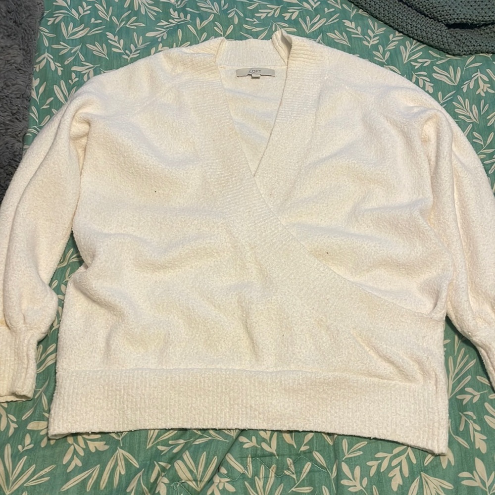 White loft sweater